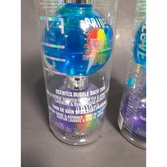 Bubble Bath Gift Set, Christmas Ornament, Scented Variety, Lot of 2, 6 Bottles, - Picture 2 of 6